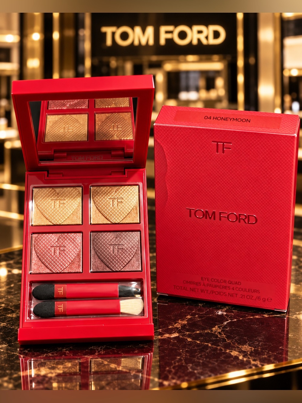 Tom Ford Love Collection Eye Color Quad 04 Honeymoon Limited Edition
